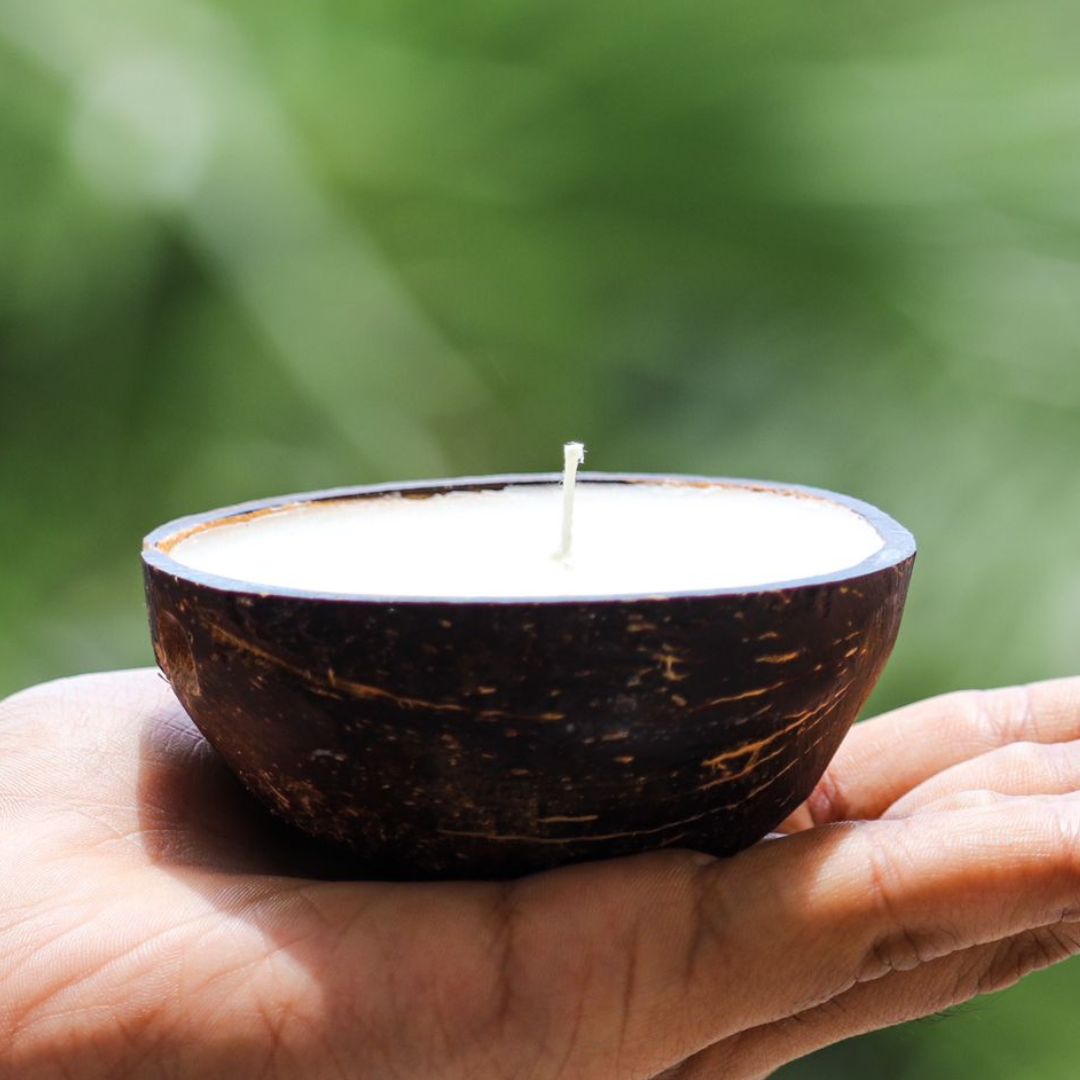 Organic Coconut Candle with Soy Wax (Set of 2)
