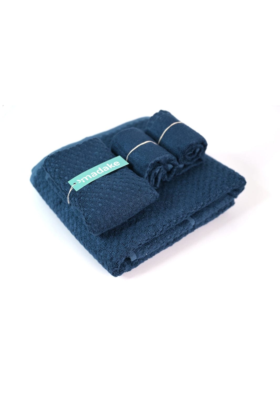 Bamboo Fluffy Bath Set, 1 Bath 560 GSM, 1 Hand and 2 Face Towel Terry 480 GSM - Tru Blue