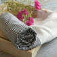 Thin Bamboo Bath Towel - Indigo Striper 160*75cm