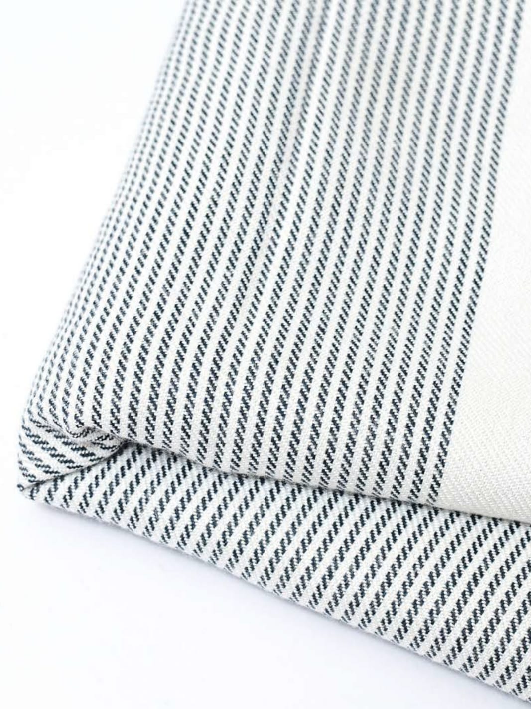 Thin Bamboo Bath Towel - Indigo Striper 160*75cm