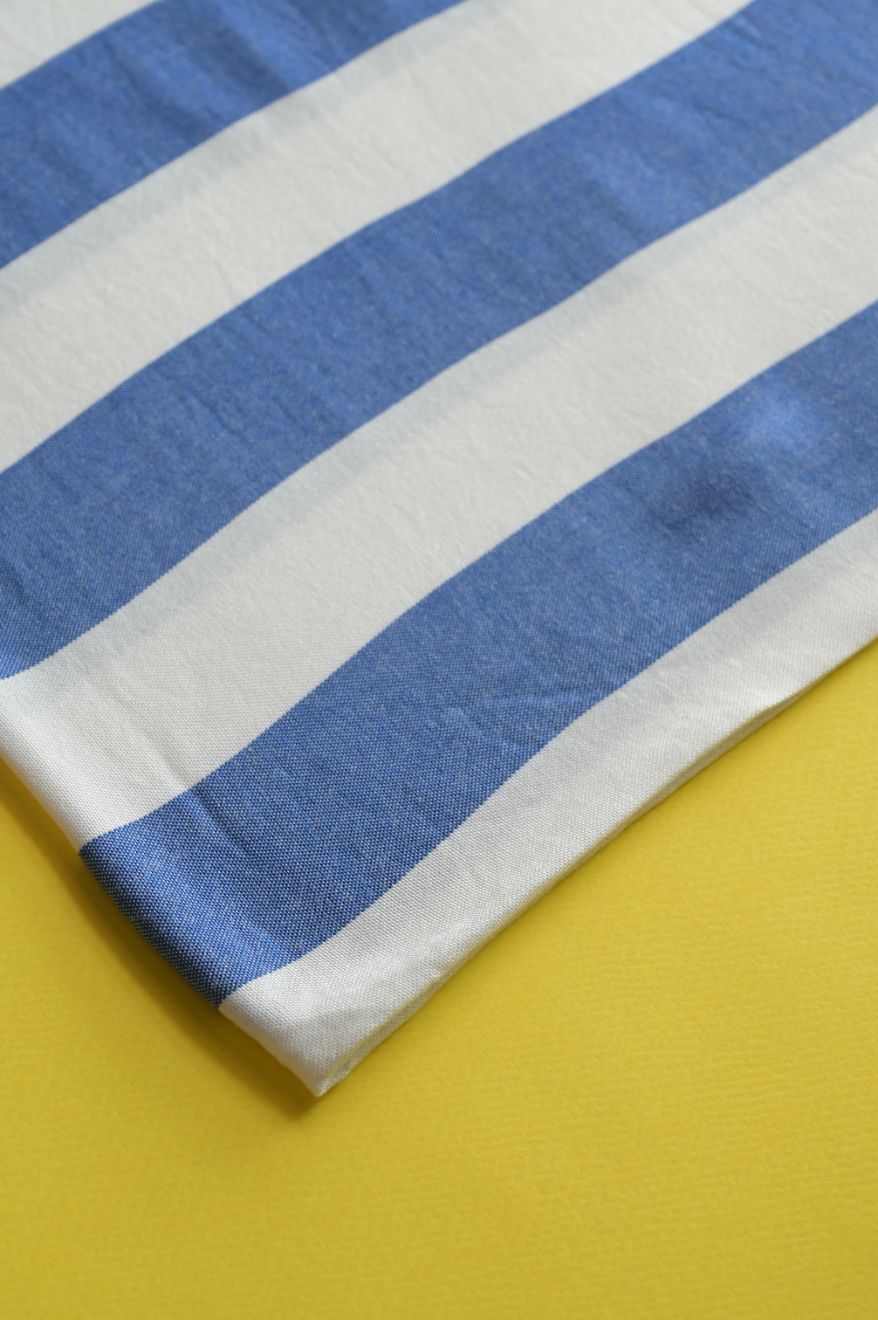 Thin bamboo bath towel- Vacation Blue 160*75cm