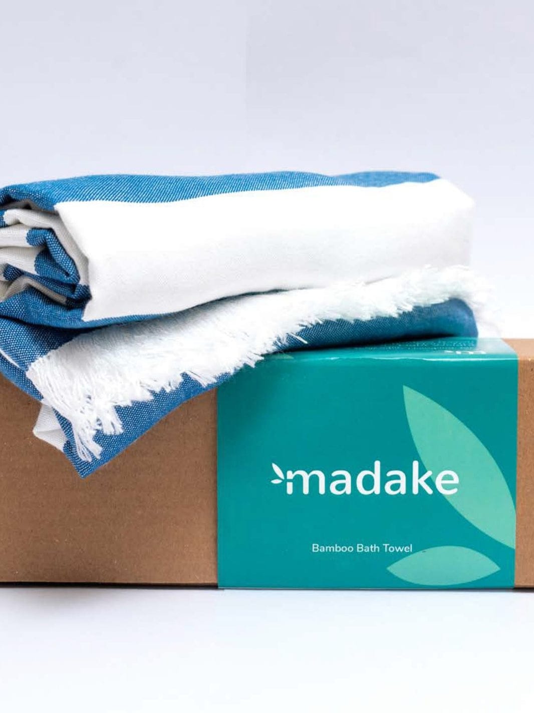 Thin bamboo bath towel- Vacation Blue 160*75cm
