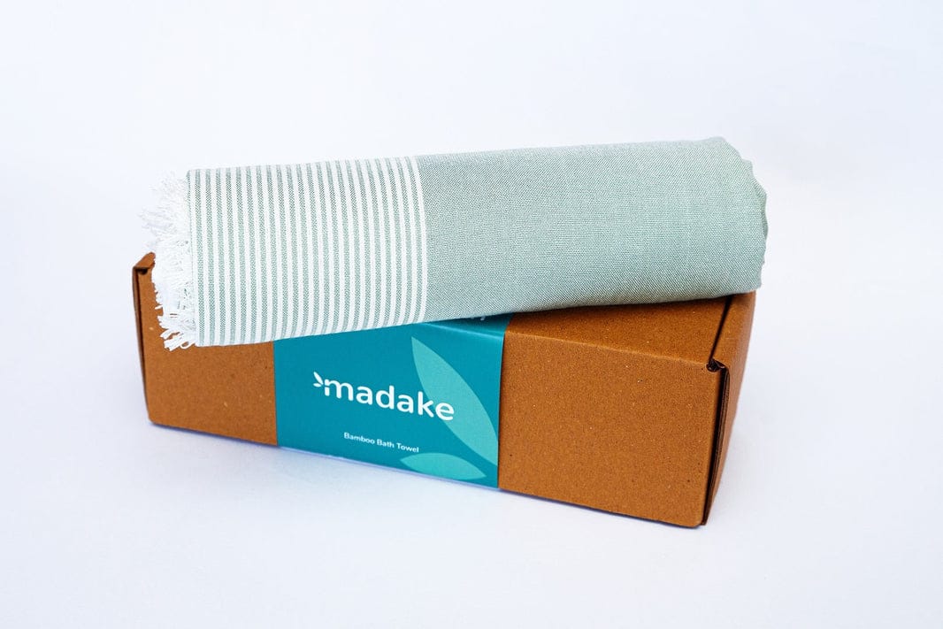 Thin Bamboo Bath Towel - Malabar Green 160*75cm