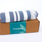Thin Bamboo Bath Towel - Powder Blue 160*75cm