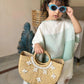 Thin Bamboo Baby Poncho - Malabar Green
