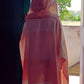 Thin Bamboo Baby Poncho- Peach Melba
