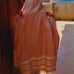 Thin Bamboo Baby Poncho- Pink Salt