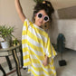 Thin Bamboo Baby Poncho - Yellow Sunshine