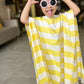 Thin Bamboo Baby Poncho - Yellow Sunshine