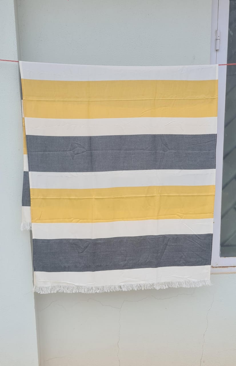 Thin Bamboo Bath Towel - Honey Bee 160*75cm