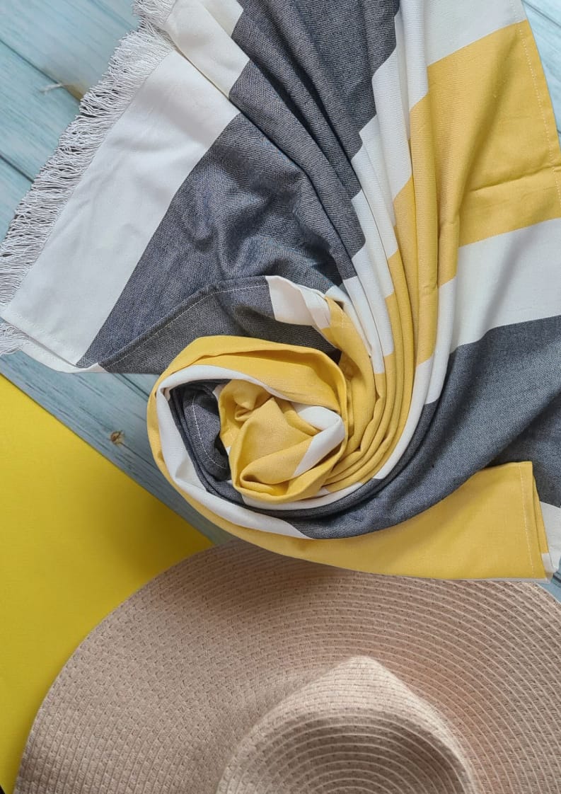 Thin Bamboo Bath Towel - Honey Bee 160*75cm