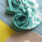 Thin Bamboo Bath Towel - Blissful Cabana 160*90cm