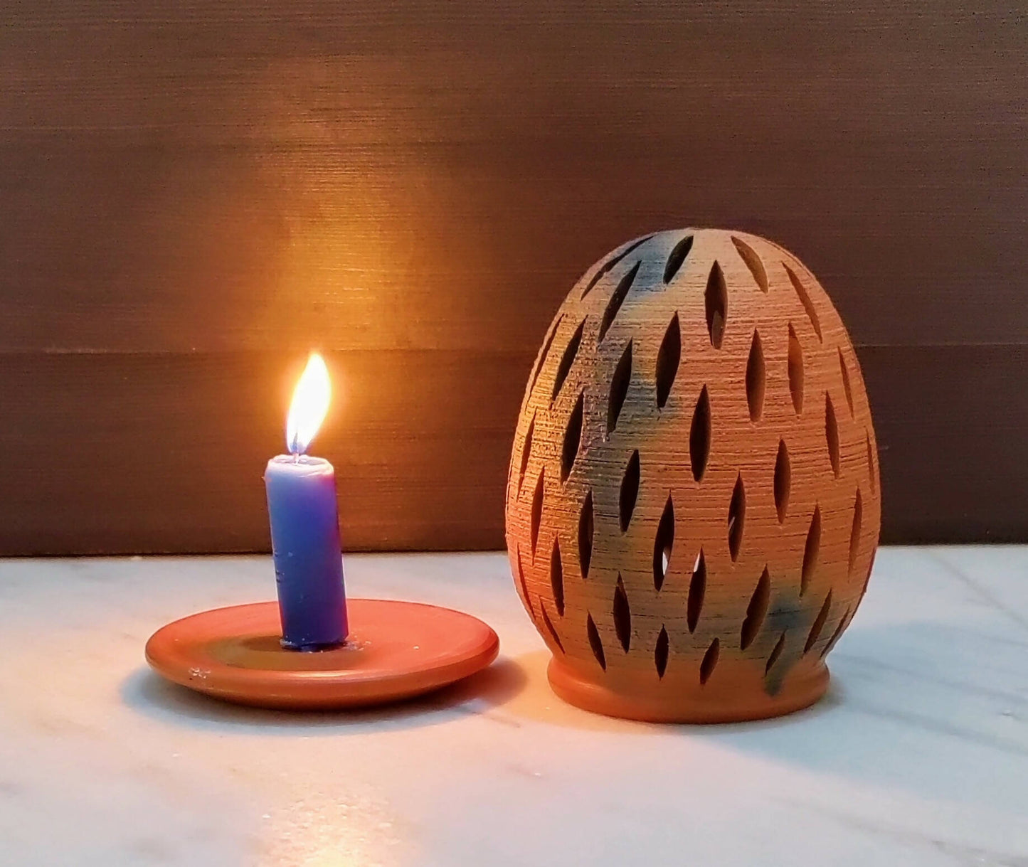 Oval Tea Light Holder