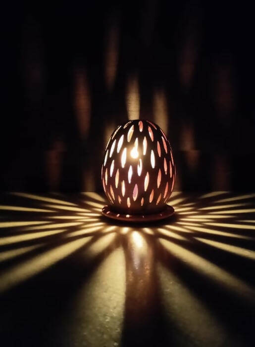 Oval Tea Light Holder
