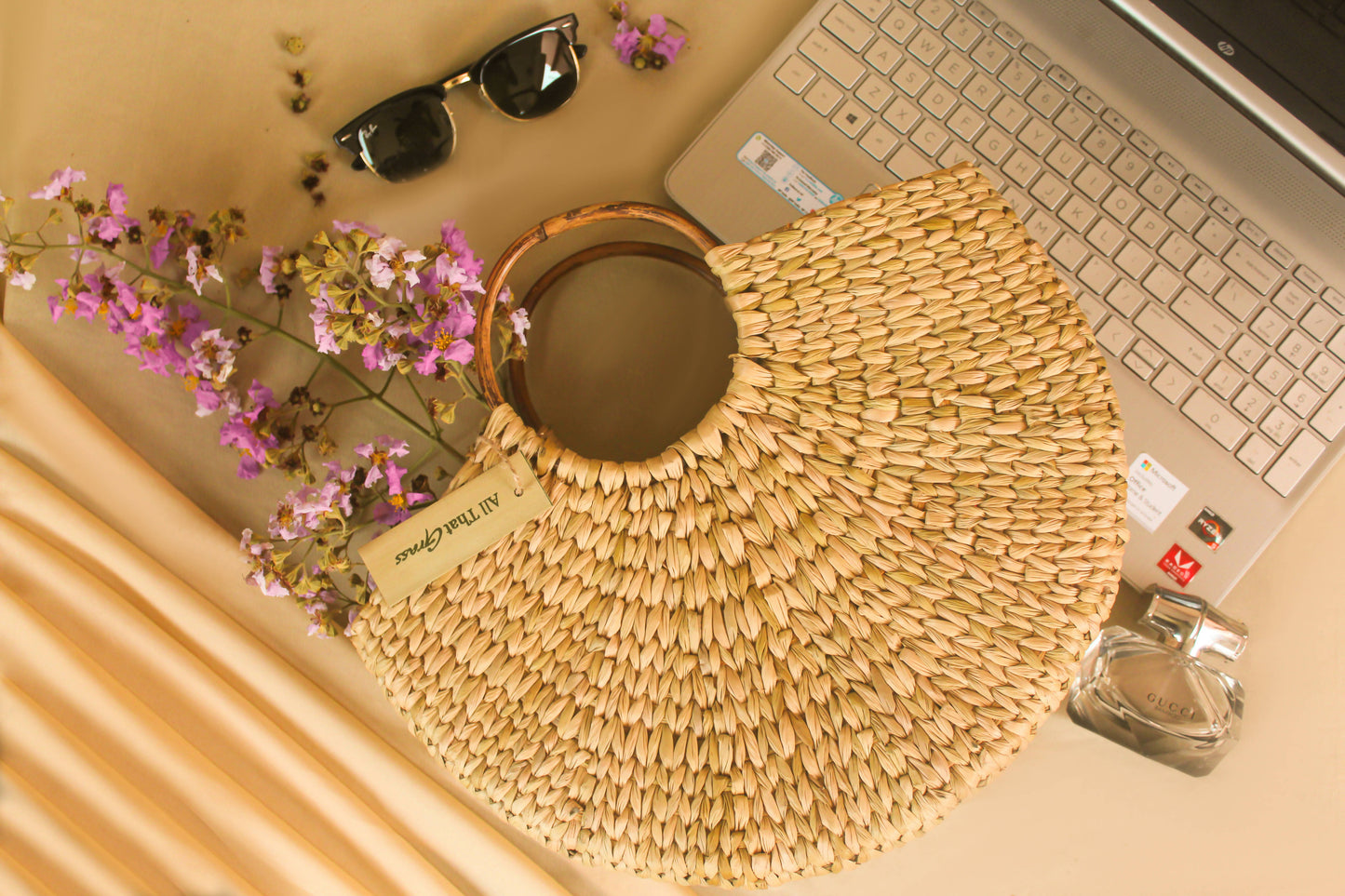 Kauna Hobo Crescent Bag
