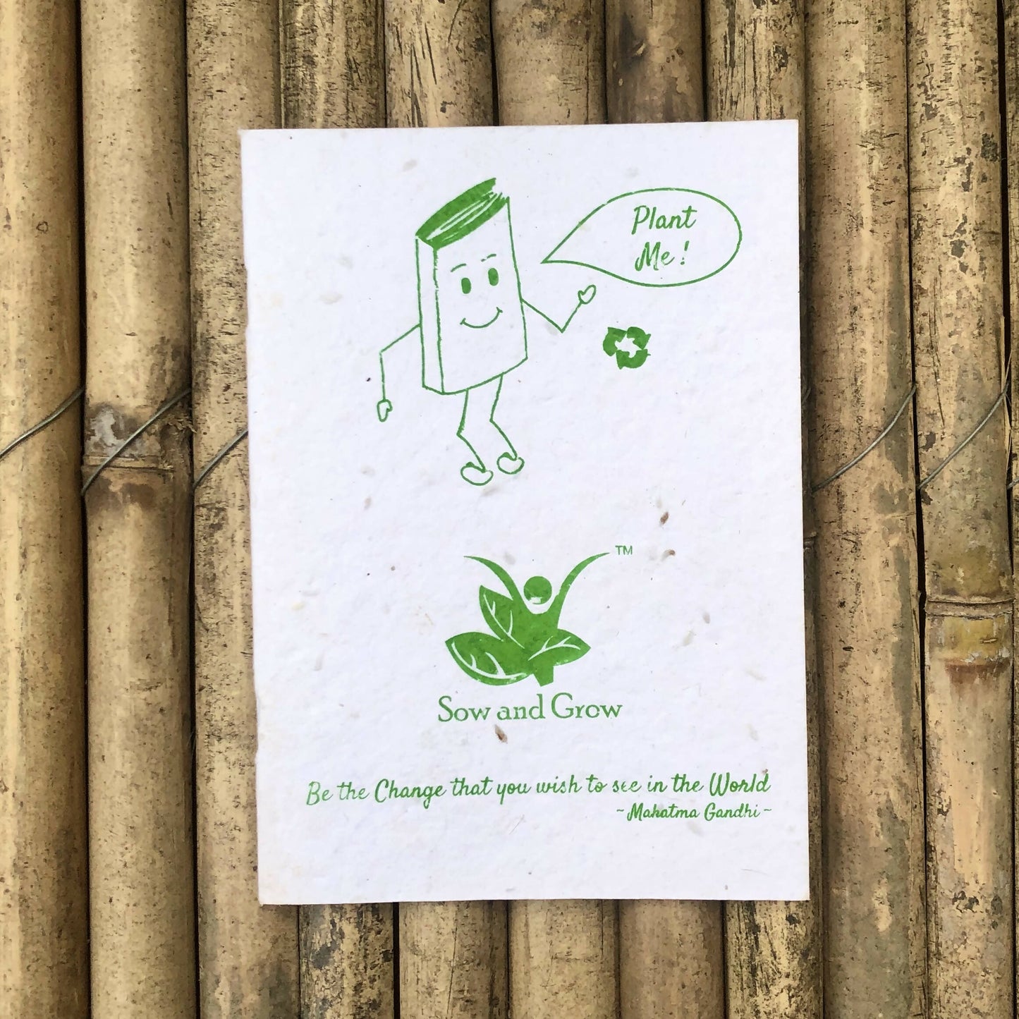 Brown Box Collection: 5 Seed Paper Pencils + 1 Seed Diary + 1 Seed ball