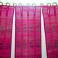 3 PANEL BAMBOO CURTAINS PINK