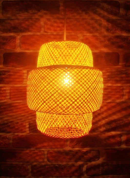 Eva Hanging Bamboo Lamp