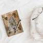 Eco-printed Handmade Journal - Rust Leaf Print