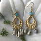 Bamboo Drop Sea Shells Earrings