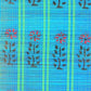 3 PANEL BAMBOO CURTAINS BLUE