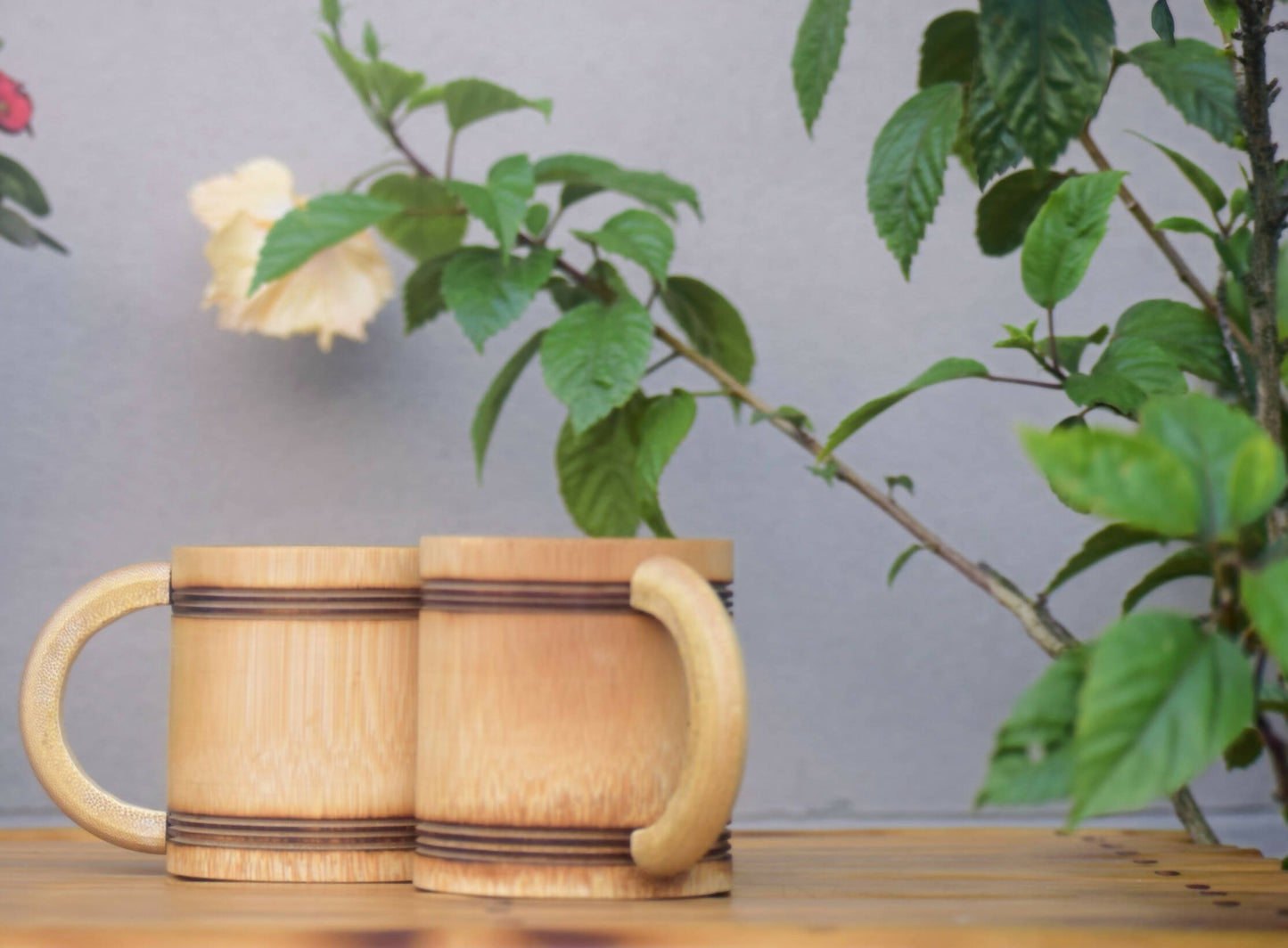 BAMBOO COFFEE MUG - SET OF 4