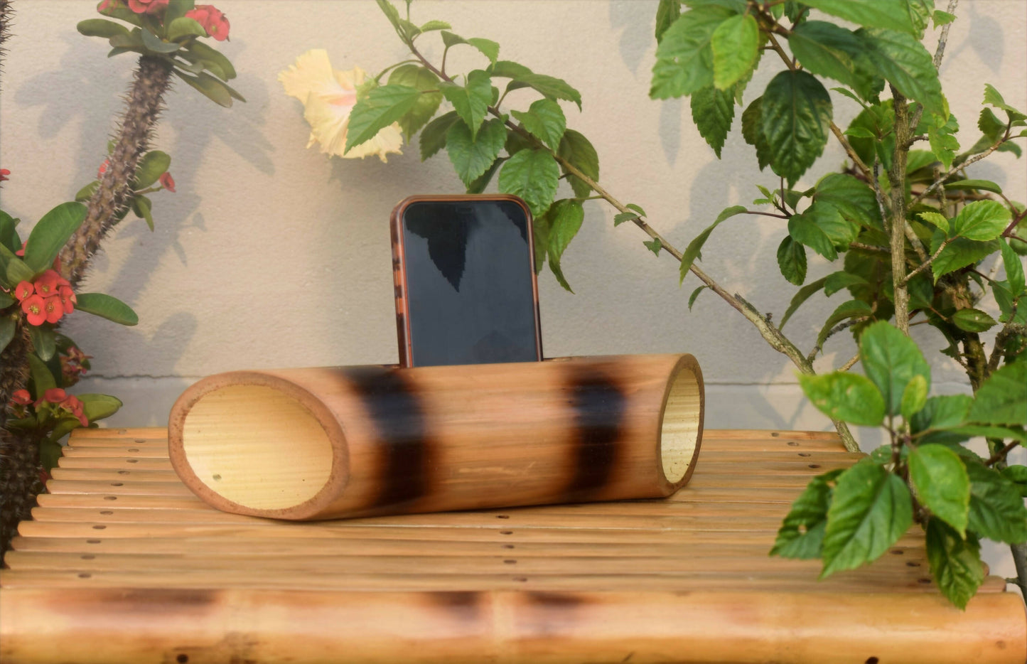BAMBOO WORK SET (LAPTOP STAND + AMPLIFIER)