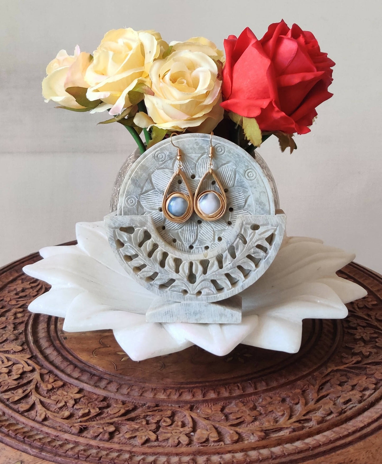 Bamboo Weaved Earrings