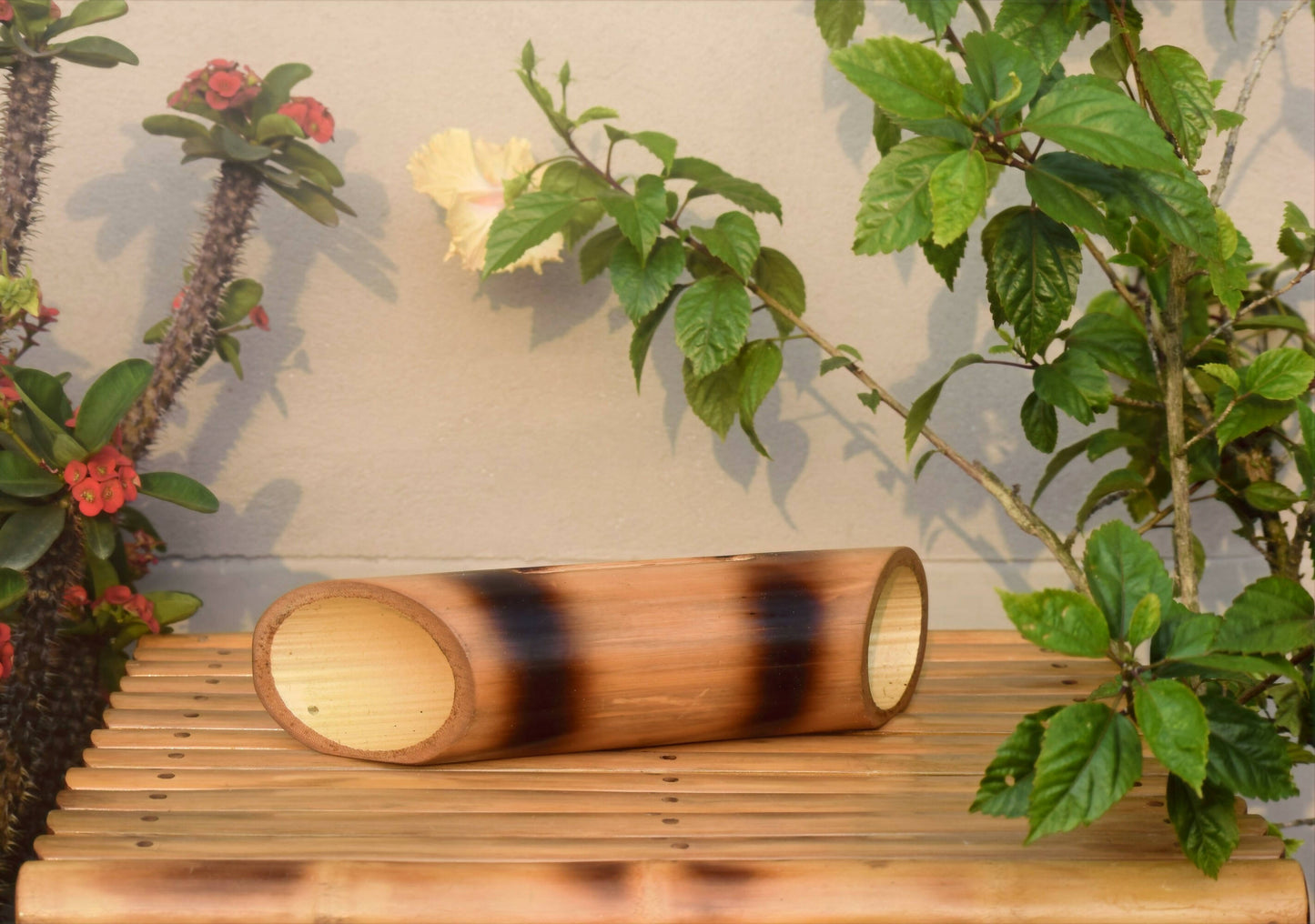 BAMBOO WORK SET (LAPTOP STAND + AMPLIFIER)