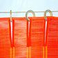 3 PANEL BAMBOO CURTAINS ORANGE