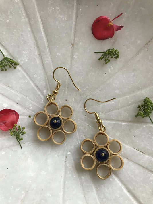 Bamboo Flower Earrings