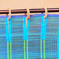 3 PANEL BAMBOO CURTAINS BLUE