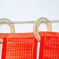 3 PANEL BAMBOO CURTAINS ORANGE