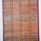 3 PANEL BAMBOO CURTAINS MAROON